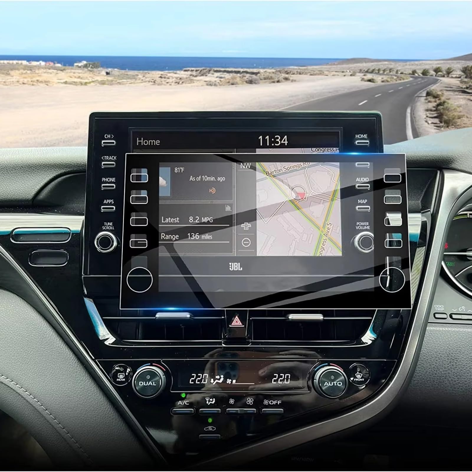 SZTMYVUW Kompatibel Mit Toyota Für Camry 2021 2022 2023 9-Zoll-Auto-GPS-Navigation Innenzubehör Displayschutzfolie Aus Gehärtetem Glas Autoinnenraum SZTMYVUW Kompatibel Mit Toyota Für Camry 2021 2022 2023 9-Zoll-Auto-GPS-Navigation Innenzubehör Displayschutzfolie Aus Gehärtetem Glas Autoinnenraum von SZTMYVUW