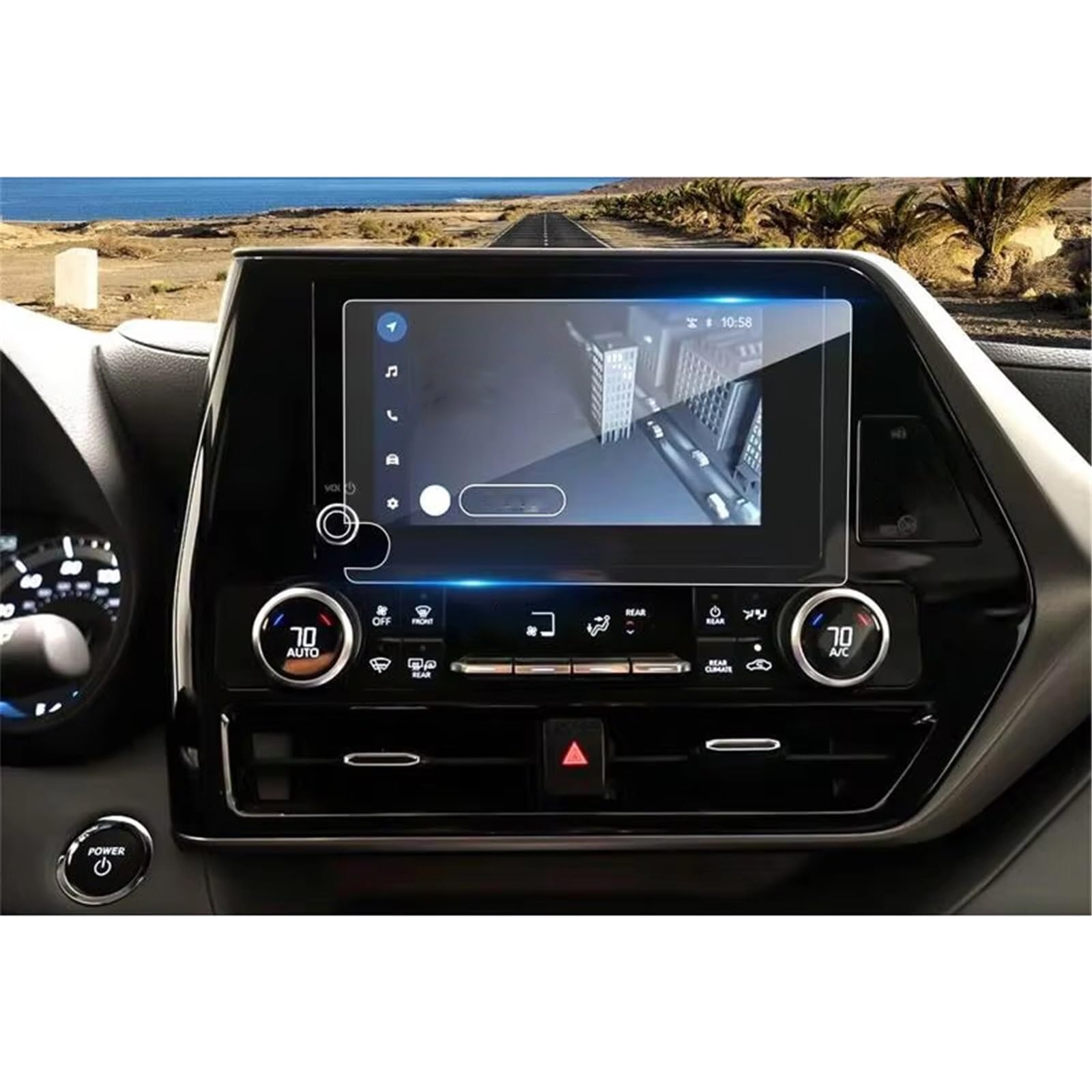 SZTMYVUW Kompatibel Mit Toyota Für Highlander 2023, 8 Zoll, Auto-Infotainment-Radio, GPS-Navigationsfolie, Innenraum, Displayschutzfolie Aus Gehärtetem Glas Autoinnenraum SZTMYVUW Kompatibel Mit Toyota Für Highlander 2023, 8 Zoll, Auto-Infotainment-Radio, GPS-Navigationsfolie, Innenraum, Displayschutzfolie Aus Gehärtetem Glas Autoinnenraum von SZTMYVUW