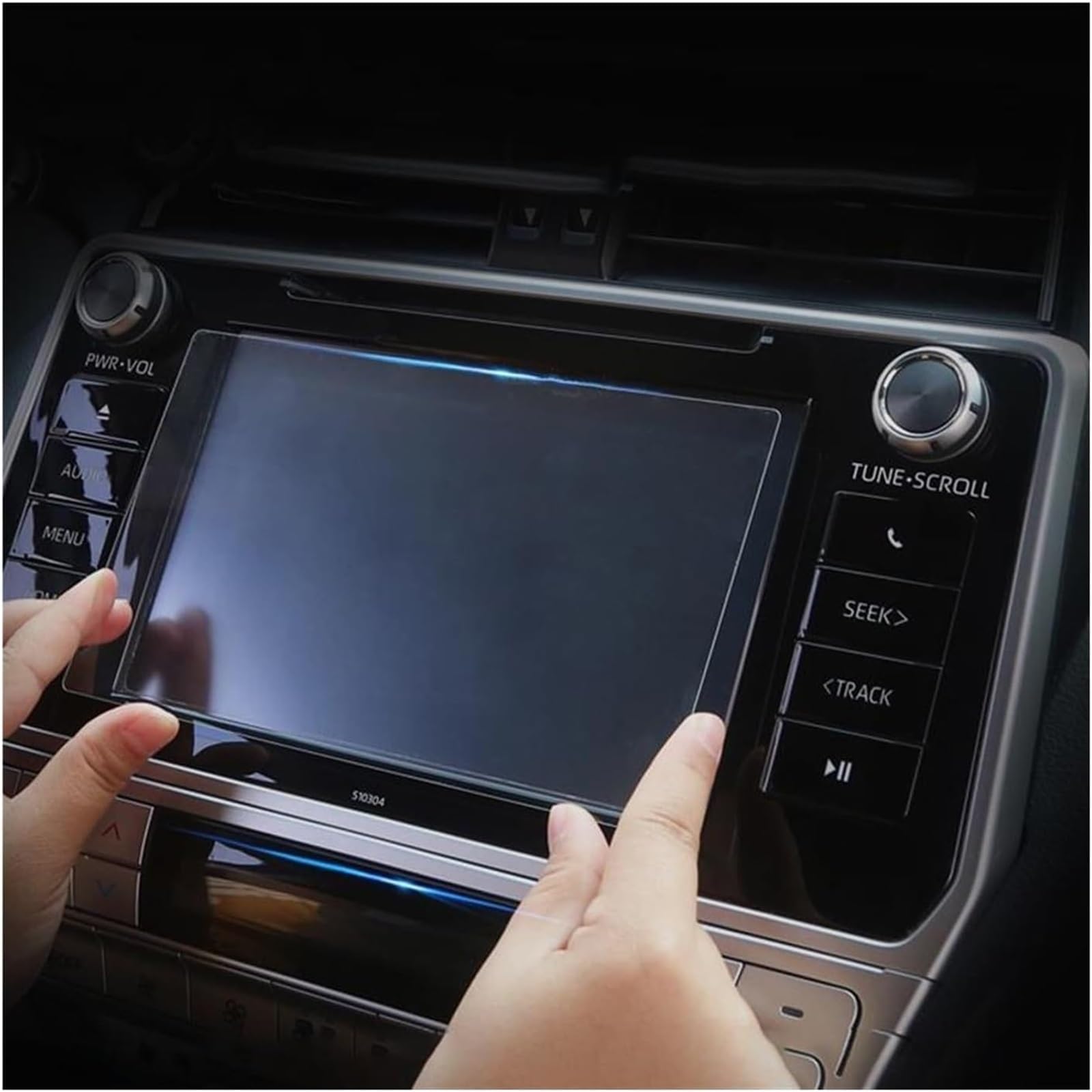 SZTMYVUW Kompatibel Mit Toyota Für Land Für Cruiser Für Prado 150 2010–2020, 7 Zoll, 8 Zoll, Auto-GPS-Navigation, Gehärtetes Glas, Touchscreen-Schutzfolie Autoinnenraum(8INCH 174X104mm) von SZTMYVUW