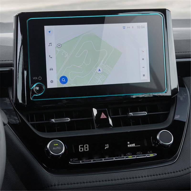SZTMYVUW Kompatibel Mit Toyota Für RAV4 2023 8-Zoll-Auto-Multimedia-Radio-Displayschutzfolie Auto-Innenraum Gehärtetes Glas Autoinnenraum(Left Hand Drive) von SZTMYVUW