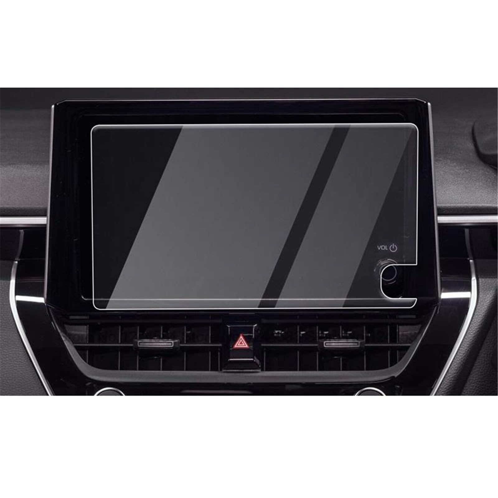 SZTMYVUW Kompatibel Mit Toyota Für RAV4 2023 8-Zoll-Auto-Multimedia-Radio-Displayschutzfolie Auto-Innenraum Gehärtetes Glas Autoinnenraum(Right Hand Drive) von SZTMYVUW