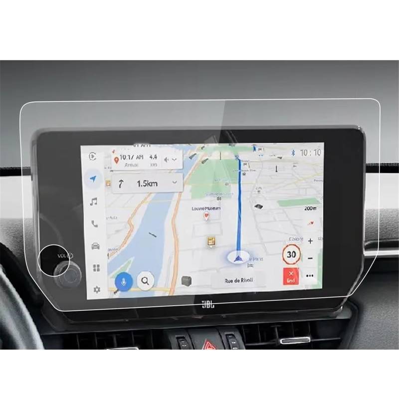 SZTMYVUW Kompatibel Mit Toyota Für RAV4 50 Serie 2023 10,5 Zoll Auto-Infotainment-GPS-Navigationsdisplay Schutzaufkleber Displayschutzfolie Aus Gehärtetem Glas Autoinnenraum von SZTMYVUW