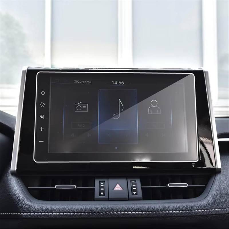 SZTMYVUW Kompatibel Mit Toyota Für RAV4 Für RAV 4 2019 2020 GPS-Navigation Displayschutzfolie Aus Gehärtetem Glas Für Die Zentrale Autosteuerung Autoinnenraum von SZTMYVUW