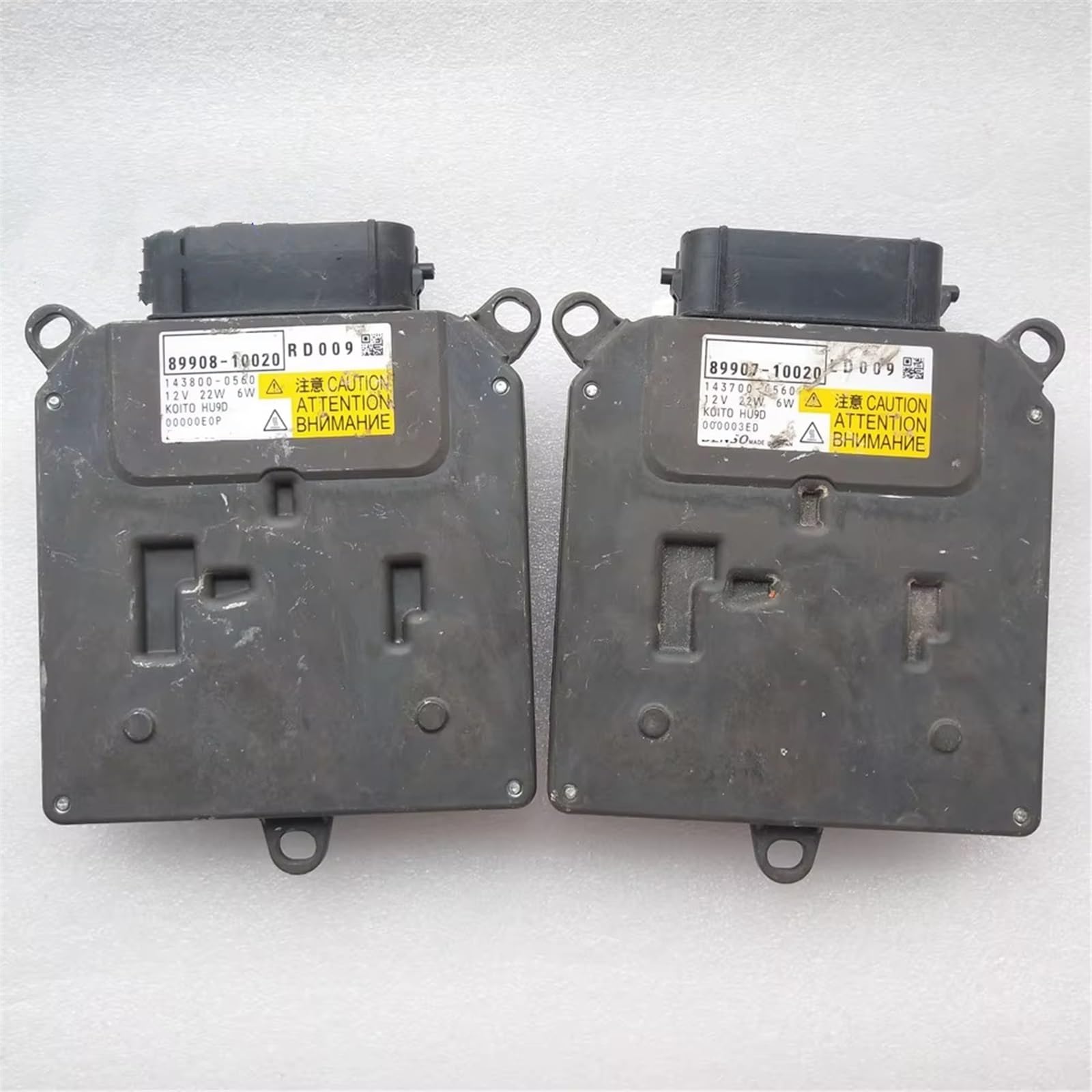 SZTMYVUW Kompatibel Mit Toyota Scheinwerfer-Treiber-Computer-Steuermodul Scheinwerfer-Einheit-Steuermodul RD009 89907-10020 143800-0560 143700-0560 89908-10020 Scheinwerfer Treibermodul(A Pair) von SZTMYVUW