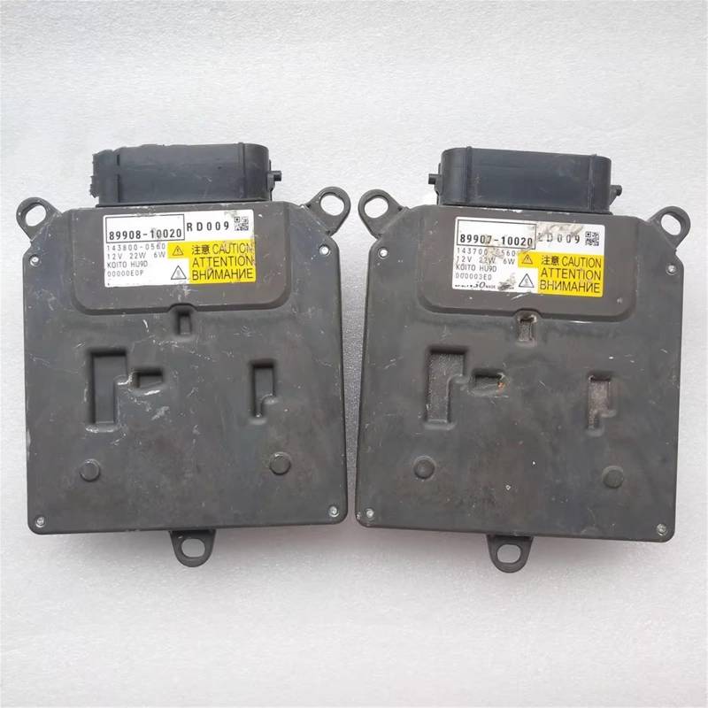 SZTMYVUW Kompatibel Mit Toyota Scheinwerfer-Treiber-Computer-Steuermodul Scheinwerfer-Einheit-Steuermodul RD009 89907-10020 143800-0560 143700-0560 89908-10020 Scheinwerfer Treibermodul(A Pair) von SZTMYVUW