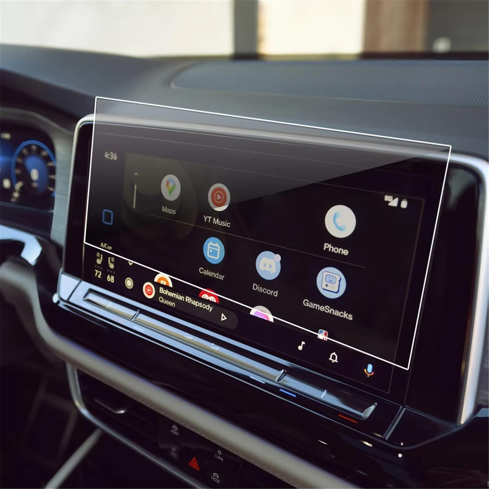 SZTMYVUW Kompatibel Mit VW Für Atlas 2024 12-Zoll-Autoradio GPS-Navigation 2 Stück PET-Displayschutzfolie, Innenausstattung Autoinnenraum SZTMYVUW Kompatibel Mit VW Für Atlas 2024 12-Zoll-Autoradio GPS-Navigation 2 Stück PET-Displayschutzfolie, Innenausstattung Autoinnenraum von SZTMYVUW