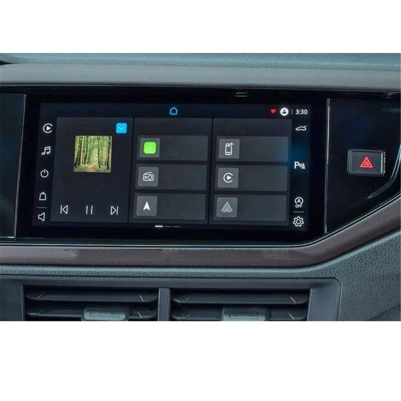 SZTMYVUW Kompatibel Mit VW Für Novo Für Virtus 2023 10,1 Zoll Auto-GPS-Navigation Displayschutzfolie Aus Gehärtetem Glas Auto-Innenaufkleber Autoinnenraum(for GPS) von SZTMYVUW