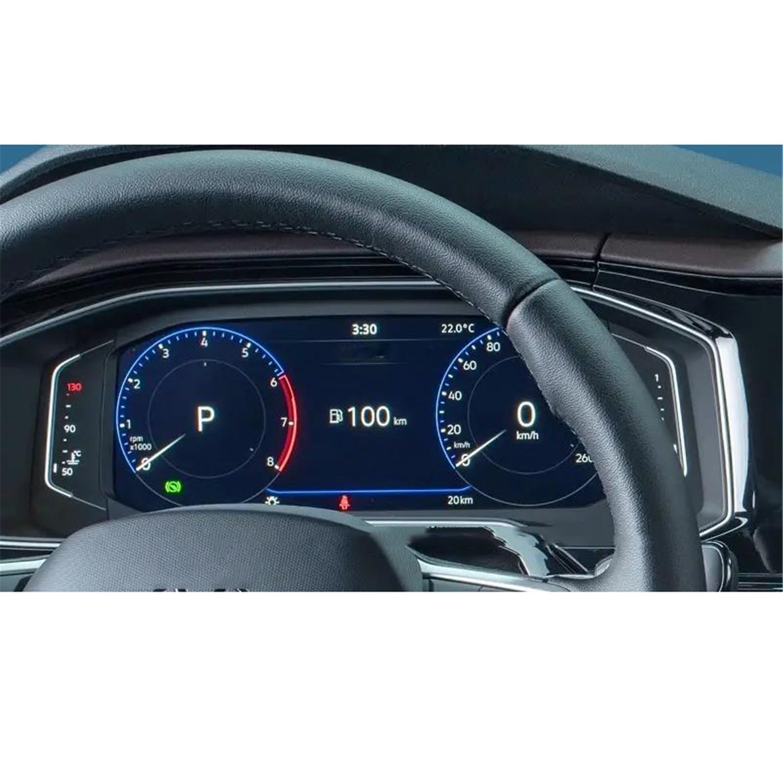 SZTMYVUW Kompatibel Mit VW Für Novo Für Virtus 2023 10,1 Zoll Auto-GPS-Navigation Displayschutzfolie Aus Gehärtetem Glas Auto-Innenaufkleber Autoinnenraum(for Instrument) von SZTMYVUW