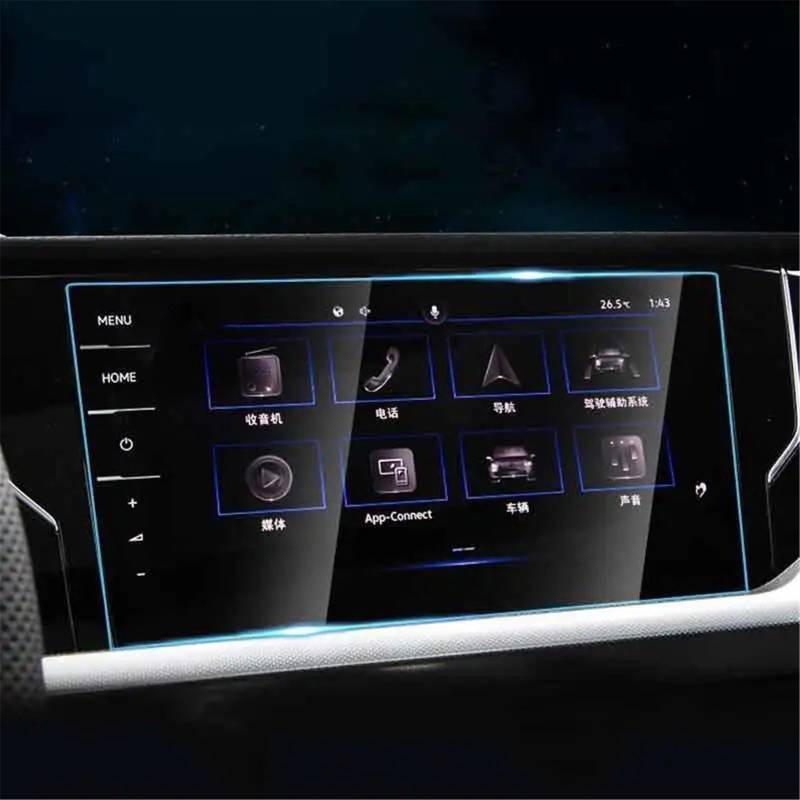 SZTMYVUW Kompatibel Mit VW Für Passat B8 9,2 Zoll 2018 2019 2020 Autonavigationsbildschirm Autoinnenraumschutz Aus Gehärtetem Glas Autoinnenraum von SZTMYVUW