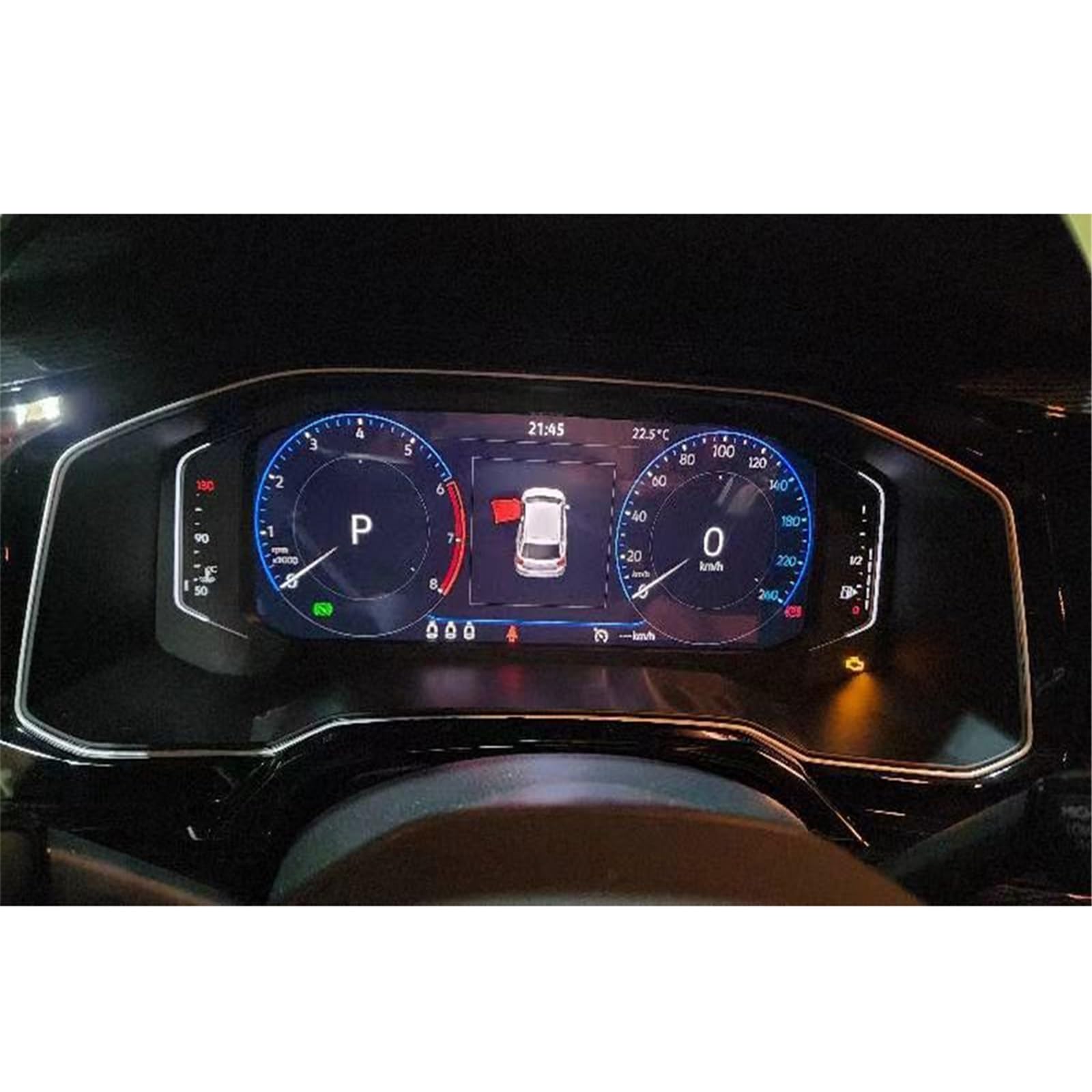 SZTMYVUW Kompatibel Mit VW Für Polo Für Haglaine 2024 LCD-Autoradio, GPS-Navigation Und Armaturenbrett-Bildschirmschutzfolie Aus Gehärtetem Glas Autoinnenraum(10.3INCH Dashboard) von SZTMYVUW