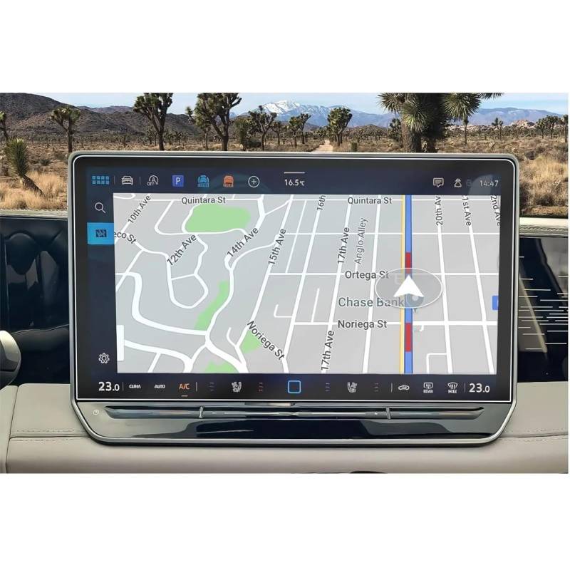 SZTMYVUW Kompatibel Mit VW Für Tiguan 3 2024 2025, 15-Zoll-GPS-Navigationscenter, Touch-Display, Displayschutzfolie Aus Gehärtetem Glas Autoinnenraum von SZTMYVUW