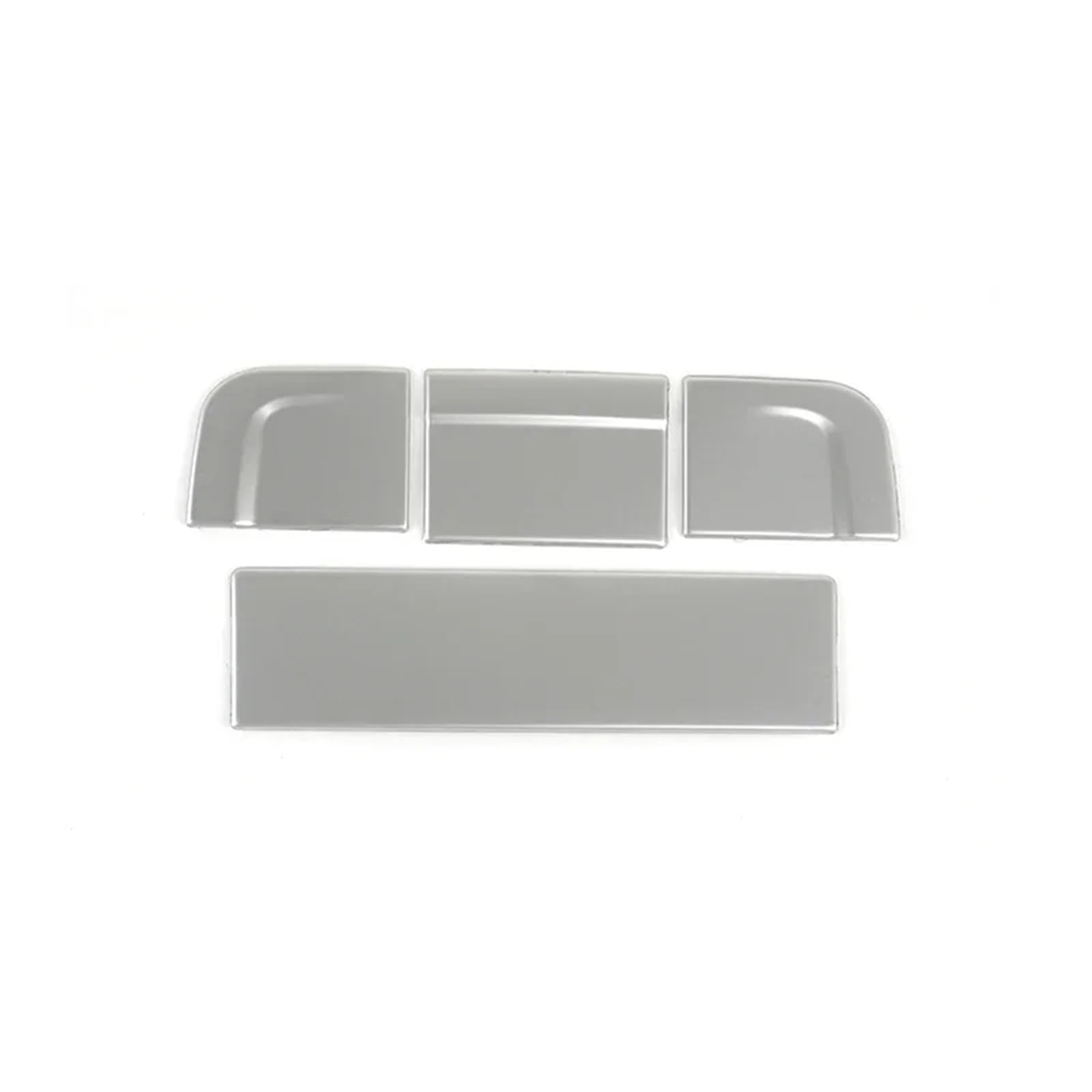 Luftauslass Abdeckung Kompatibel Mit A4 B8 2013 2014 2015 2016, Auto-Styling-Zigarettenanzünder-Abdeckung, Edelstahl-Hinterklimaanlagen-Auslassrahmen, Dekoration(4 Pieces Silver) von SZYNBQ
