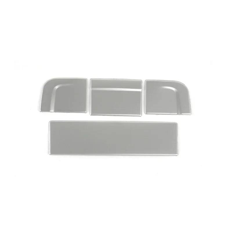 Luftauslass Abdeckung Kompatibel Mit A4 B8 2013 2014 2015 2016, Auto-Styling-Zigarettenanzünder-Abdeckung, Edelstahl-Hinterklimaanlagen-Auslassrahmen, Dekoration(4 Pieces Silver) von SZYNBQ