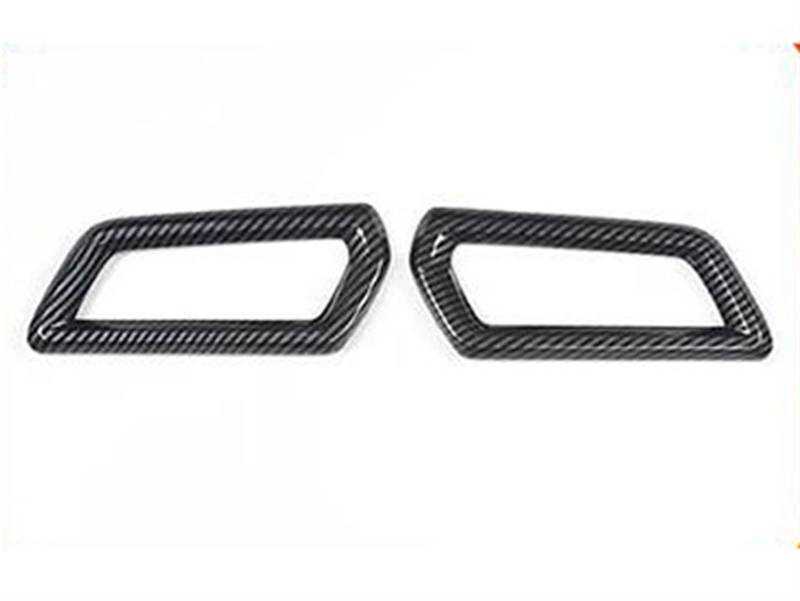 Luftauslass Abdeckung Kompatibel Mit BYD Für Yuan Für UP 2024 Armaturenbrett Vorne Kleiner Klimaanlagenauslass Links Rechts AC-Entlüftungsabdeckung Verkleidung Mittlere Luftauslassdekoration(Carbon A) von SZYNBQ