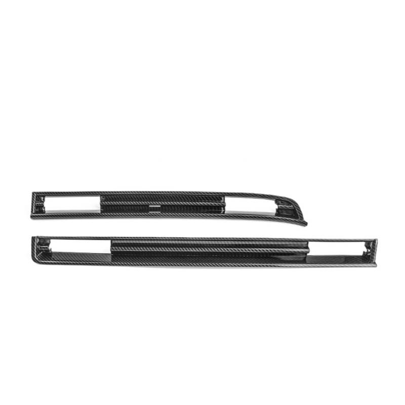 Luftauslass Abdeckung Kompatibel Mit Hyundai Für Staria 2021 2022 2023 LHD Armaturenbrett Mittelkonsole Streifen AC Air Vent Outlet Dekoration Abdeckung Trim Aufkleber(Carbon Fiber) von SZYNBQ
