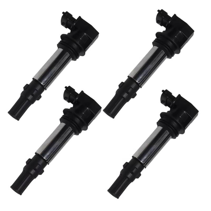 SZYNBQ Kerzenschachtzündspule Kompatibel Mit Cadillac Für Cts V6-2,8L 2005–2007 Für SRX V6-3,6L 2004–2008 Für STS 2005–2009 Autozündspule, Fahrzeugzündspulen 12629037(4 PCS) von SZYNBQ