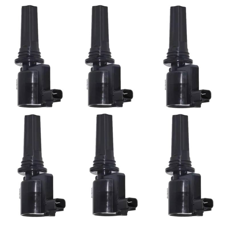 SZYNBQ Kerzenschachtzündspule Kompatibel Mit Lincoln Für Ls 3.0 V6 24v 1998 1999 2000 2001 2002 2003 2004 2005 2006 2007 6 Stück Autozündspulenteile 1W4U12A366AA von SZYNBQ
