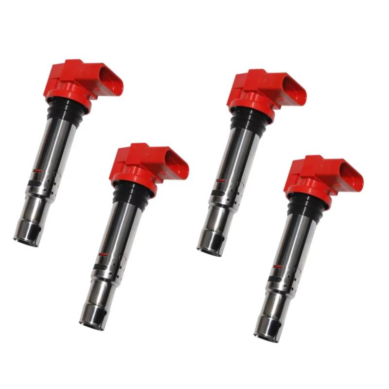 SZYNBQ Kerzenschachtzündspule Kompatibel Mit Skoda Für Fabia Für Combi 1.2 2003 2004 2005 2006 2007; Für Octavia 2004 2005 2006; 4-teilige Zündspulen Autozündspulen 036905100A von SZYNBQ