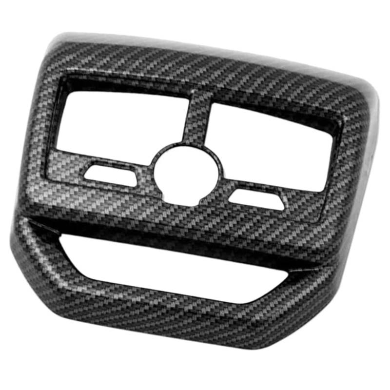 SZYNBQ Luftauslass Abdeckung Kompatibel Mit Peugeot Für 3008 5008 GT 2017 2018 2019 2020, Hinten Hinter Armlehne Box Auslass Entlüftung Rahmen Dekoration Auto Klimaanlage Abdeckung Verkleidung von SZYNBQ