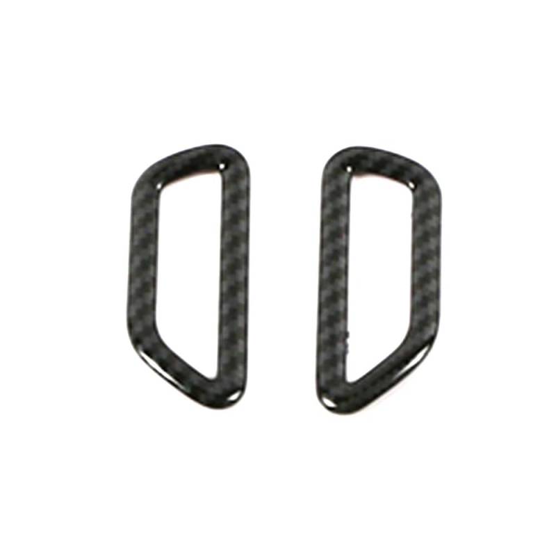 SZYNBQ Luftauslass Abdeckung Kompatibel Mit Toyota Für Rav4 5 Gen 2019 2020 2021 2022 2023 2024 Armaturenbrett Klimaanlage AC Outlet Vent Cover Trim ABS Innenformteil(Carbon Fiber) von SZYNBQ