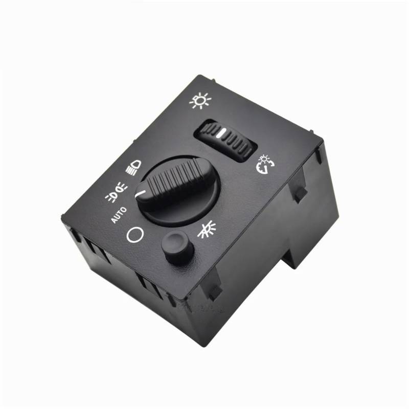SZYNBQ Scheinwerfer Nebel Lampe Schalter Kompatibel Mit Chevrolet Für Avalanche 1500 2500 2003 2004 2005 2006 Auto-Scheinwerfer-Nebelscheinwerfer-Schalter Kopflichtlampe Dimmerschalter 19381535 von SZYNBQ