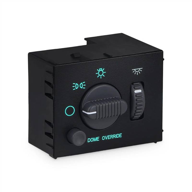 SZYNBQ Scheinwerfer Nebel Lampe Schalter Kompatibel Mit Chevrolet Für Silverado 1999 2000 2001 2002 Für Suburban 2000 2001 2002 Autoscheinwerfer-Steuerschalter Scheinwerferschalter 15755595 von SZYNBQ