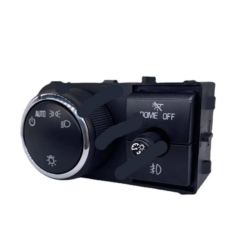 SZYNBQ Scheinwerfer Nebel Lampe Schalter Kompatibel Mit Chevrolet Für Tahoe 2007 2008 2009 2010 2011 2012 2013 Auto-Scheinwerfer-Licht-Scheinwerferschalter Autozubehör 25858705 15096895 von SZYNBQ