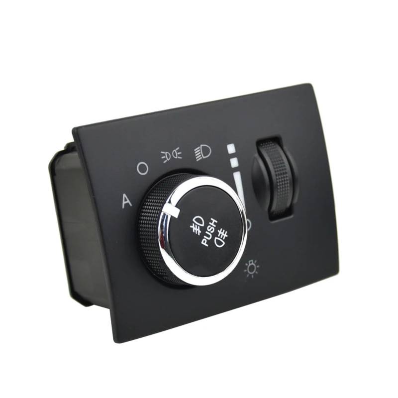 SZYNBQ Scheinwerfer Nebel Lampe Schalter Kompatibel Mit Dodge Für Challenger 2014, Auto-Scheinwerfer-Steuerschalter, Nebelscheinwerfer-Einstellschalter 68189148AA von SZYNBQ