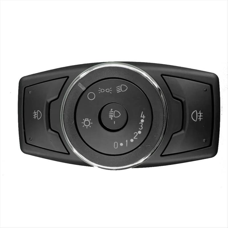 SZYNBQ Scheinwerfer Nebel Lampe Schalter Kompatibel Mit Ford Für Focus 2012 2013 2014 2015 Auto-Frontscheinwerfer-Schalter Zur Höhenverstellungstaste BM5T-13A024FCPL von SZYNBQ