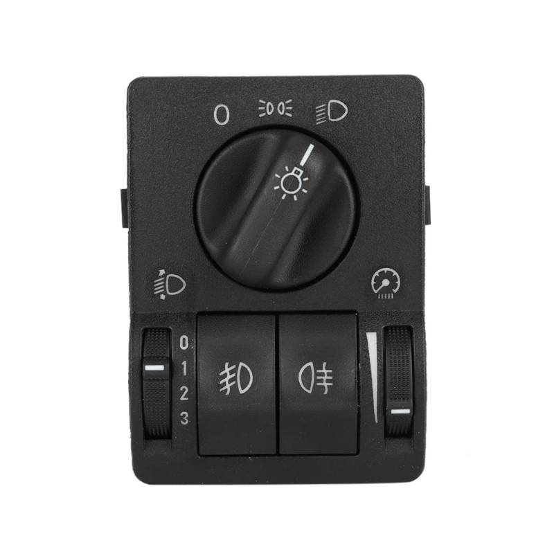 SZYNBQ Scheinwerfer Nebel Lampe Schalter Kompatibel Mit Opel Für Astra G 1999 2000 2001 2002 2003 2004 2005 2006 2007 2008 Auto-Scheinwerfer-Nebelscheinwerfer-Hauptlicht-Steuerschalter 6240097 von SZYNBQ