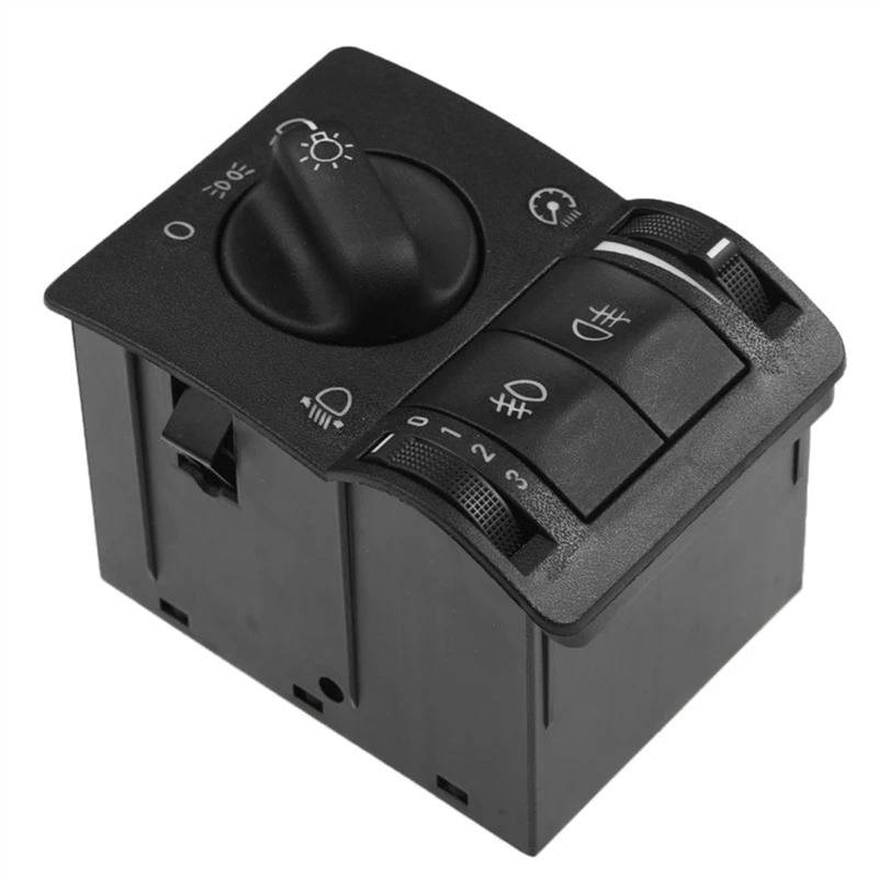 SZYNBQ Scheinwerfer Nebel Lampe Schalter Kompatibel Mit Opel Für Vectra B 1995–2003 Auto-Scheinwerfer Nebelscheinwerfer Steuerschalter Scheinwerferschalter 6240097 90437440 von SZYNBQ