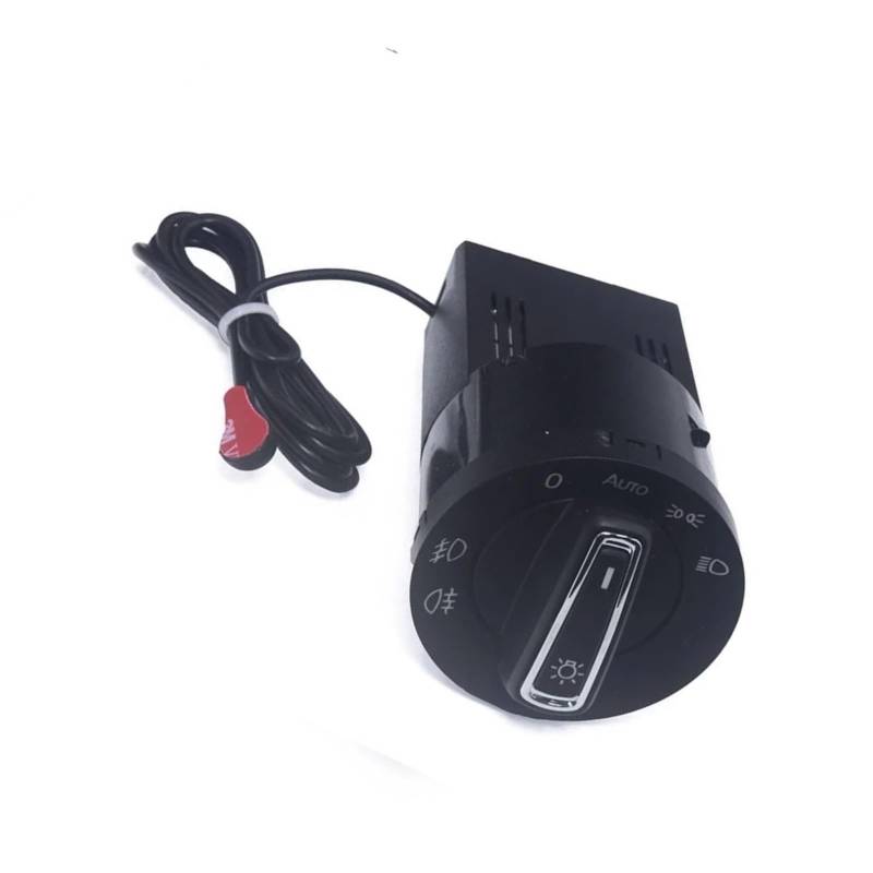 SZYNBQ Scheinwerfer Nebel Lampe Schalter Kompatibel Mit VW Für Beetle 1999–2010 Für Bora 1999–2005 Für Golf 1998–2006 Auto-Scheinwerfer-Nebelscheinwerfer-Lampen-Steuerschalter 1C0941531 von SZYNBQ