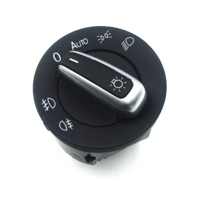 SZYNBQ Scheinwerfer Nebel Lampe Schalter Kompatibel Mit VW Für CC Für Tiguan 2008 2009 2010 2011 2012 Auto-Scheinwerfer-Kopf-Nebelscheinwerfer-Steuerschalter 5ND941431B von SZYNBQ