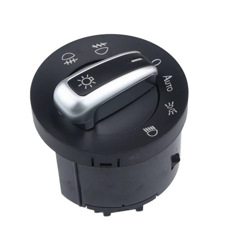 SZYNBQ Scheinwerfer Nebel Lampe Schalter Kompatibel Mit VW Für Caddy 2004 2005 2006 2007 2008 2009 2010 2011 Autoscheinwerferschalter Nebelscheinwerferschaltersteuerung Autozubehör 5ND941431B von SZYNBQ