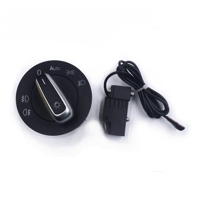 SZYNBQ Scheinwerfer Nebel Lampe Schalter Kompatibel Mit VW Für Golf MK5 MK6 2006 2007 2008 2009 2010 2011 2012 2013 Auto-Scheinwerferschalter, Elektrischer Scheinwerfer-Steuerschalter 5ND941431B(Set) von SZYNBQ