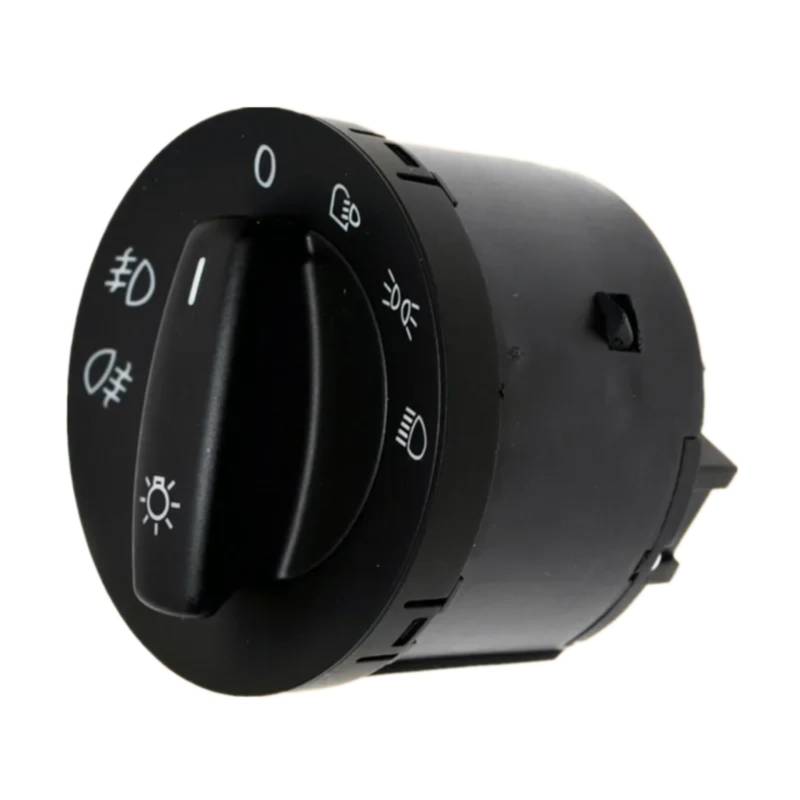 SZYNBQ Scheinwerfer Nebel Lampe Schalter Kompatibel Mit VW Für Golf VI 2009 2010 2011 2012 Für J&etta V 2006 2007 2008 2009 2010 Auto-Scheinwerferschalter Lampenknopf-Steuerschalter 1K0941431N von SZYNBQ
