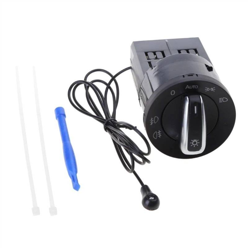 SZYNBQ Scheinwerfer Nebel Lampe Schalter Kompatibel Mit VW Für J&etta 1.6L 2011 2012 2013 2014 Auto Scheinwerfer Nebelscheinwerfer Lampensteuerschalter von SZYNBQ
