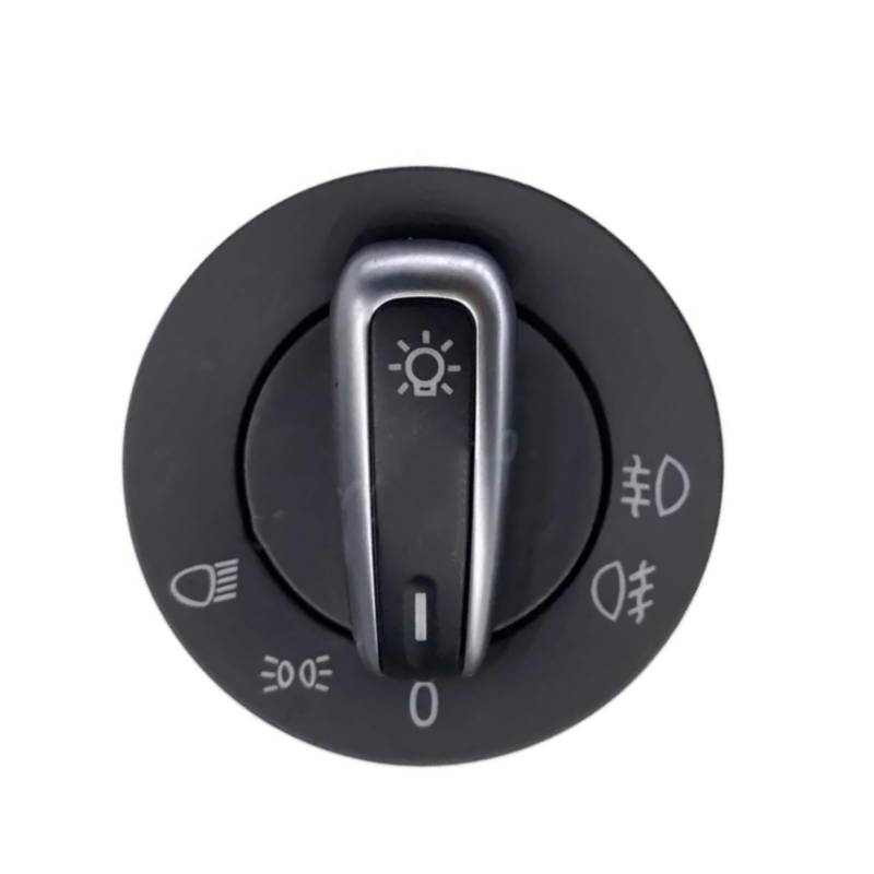 SZYNBQ Scheinwerfer Nebel Lampe Schalter Kompatibel Mit VW Für J&etta Für Bora 1999–2005 Für Golf 1998–2006 Kopflichtschaltersteuerung Nebelscheinwerferknopf Autozubehör 3BD941531 von SZYNBQ