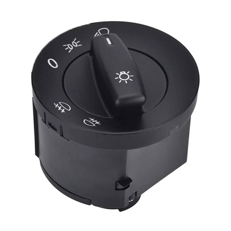 SZYNBQ Scheinwerfer Nebel Lampe Schalter Kompatibel Mit VW Für Passat 3C2 2005 2006 2007 2008 2009 2010 Auto-Scheinwerferschalter Nebelscheinwerfer-Schalterknopf Lampensteuerschalter 1K0941431Q von SZYNBQ