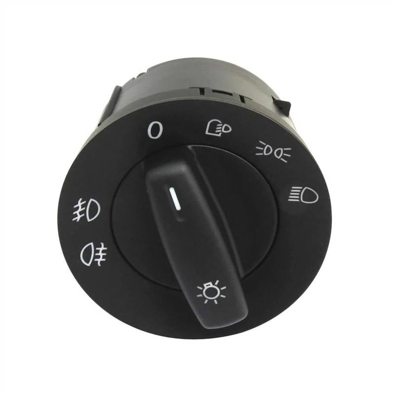 SZYNBQ Scheinwerfer Nebel Lampe Schalter Kompatibel Mit Vw Für Passat B6 3c2 2005–2011 Für Rabbit 2004–2008 Auto-Scheinwerfer-Nebelscheinwerfer-Lampen-Steuerschalter Scheinwerferschalter von SZYNBQ