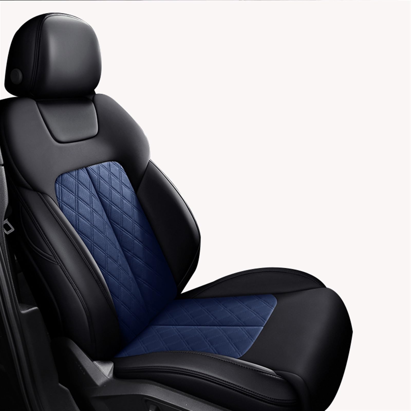 SZYNBQ Sitzschoner Kompatibel Mit A4 B9 Für Avant A5 Für Sportback Tt Mk2 Q3 A6 C5 A3 8l 8p Q2 Q5 Q7 A1 Autositzbezugschutz Four Seasons Seat(2,1pcs) von SZYNBQ