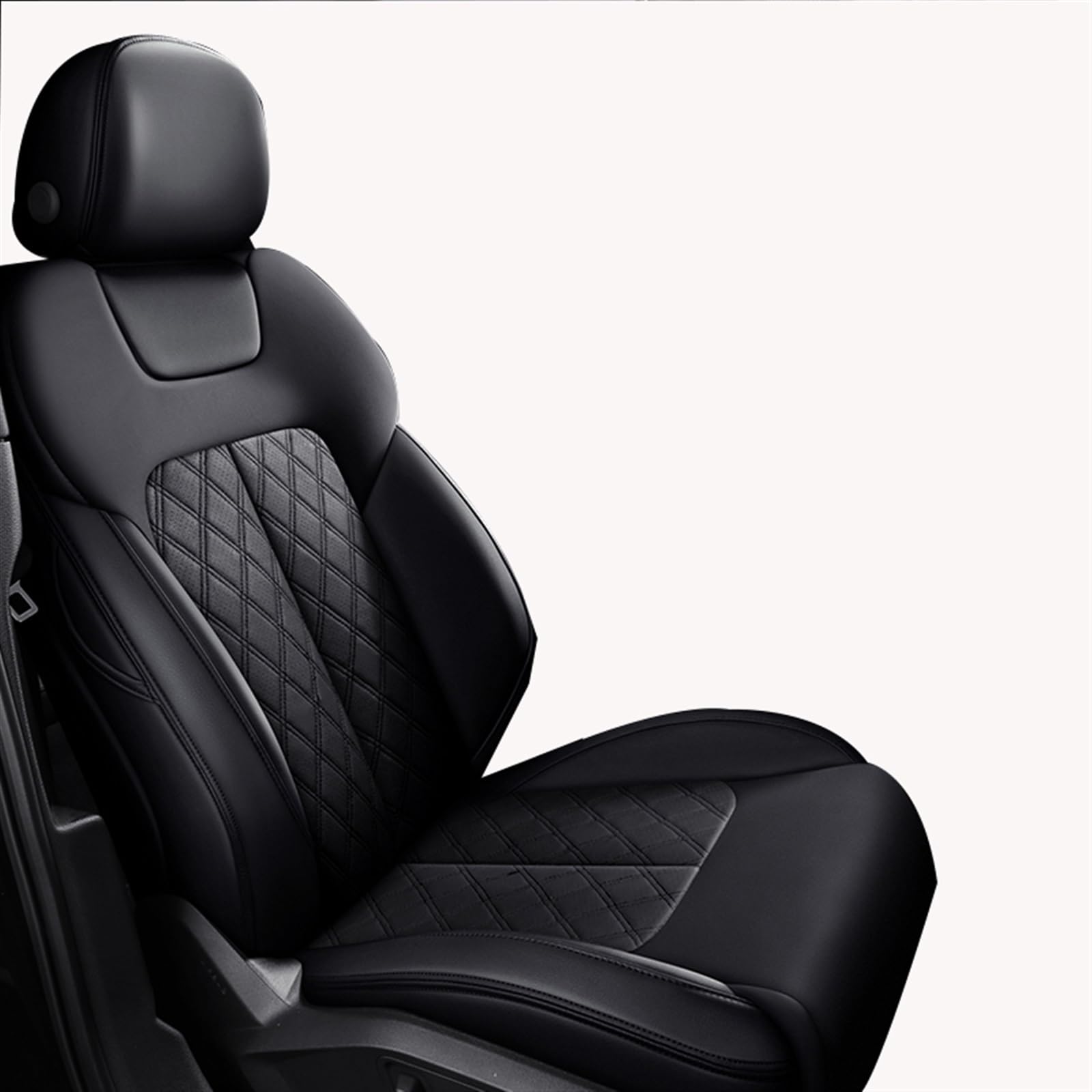 SZYNBQ Sitzschoner Kompatibel Mit A4 B9 Für Avant A5 Für Sportback Tt Mk2 Q3 A6 C5 A3 8l 8p Q2 Q5 Q7 A1 Autositzbezugschutz Four Seasons Seat(5,1pcs) von SZYNBQ