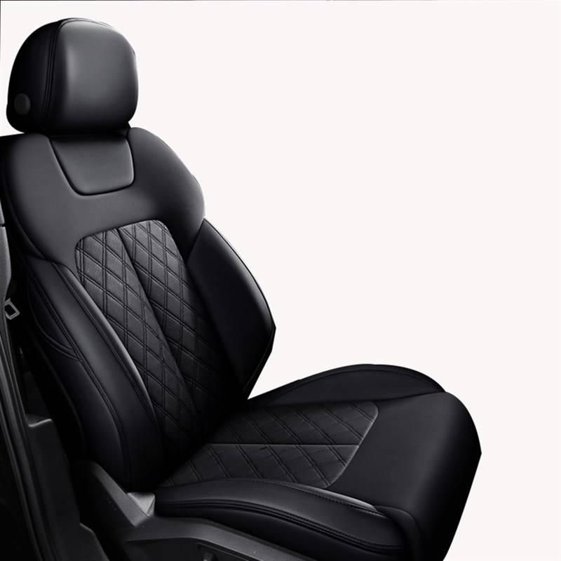 SZYNBQ Sitzschoner Kompatibel Mit A4 B9 Für Avant A5 Für Sportback Tt Mk2 Q3 A6 C5 A3 8l 8p Q2 Q5 Q7 A1 Autositzbezugschutz Four Seasons Seat(5,1pcs) von SZYNBQ