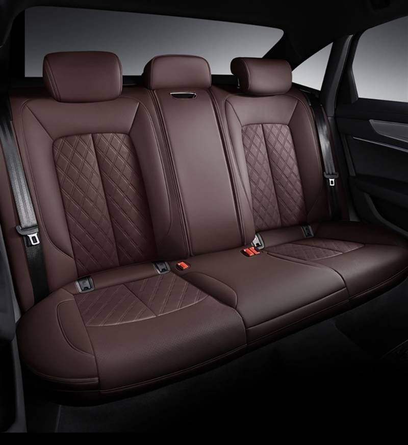 SZYNBQ Sitzschoner Kompatibel Mit A4 B9 Für Avant A5 Für Sportback Tt Mk2 Q3 A6 C5 A3 8l 8p Q2 Q5 Q7 A1 Autositzbezugschutz Four Seasons Seat(6,3pcs) von SZYNBQ