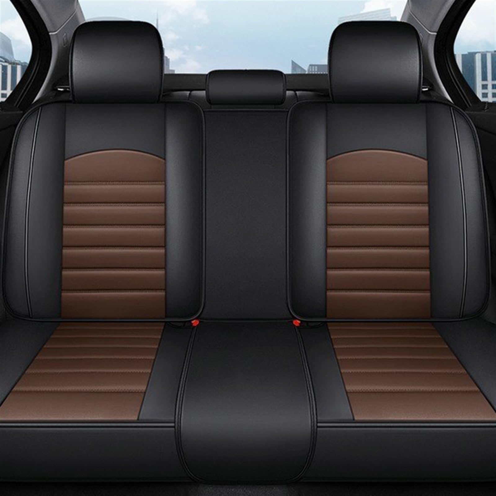 SZYNBQ Sitzschoner Kompatibel Mit Citroen C5 C2 C3-XR C3 C4 C6 C8 DS3 DS5 DS7 DS4 Auto Verschleißfester Sitzbezugschutz Four Seasons Sitzbezug(B,2) von SZYNBQ