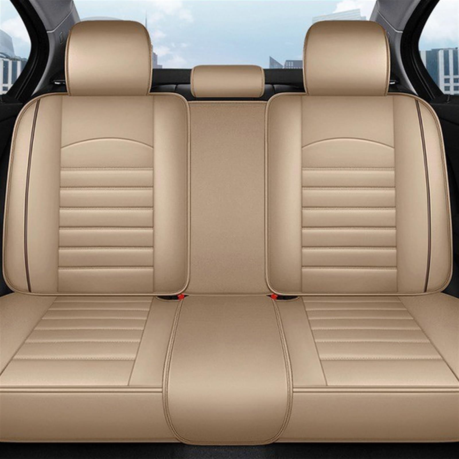 SZYNBQ Sitzschoner Kompatibel Mit Citroen C5 C2 C3-XR C3 C4 C6 C8 DS3 DS5 DS7 DS4 Auto Verschleißfester Sitzbezugschutz Four Seasons Sitzbezug(B,4) von SZYNBQ