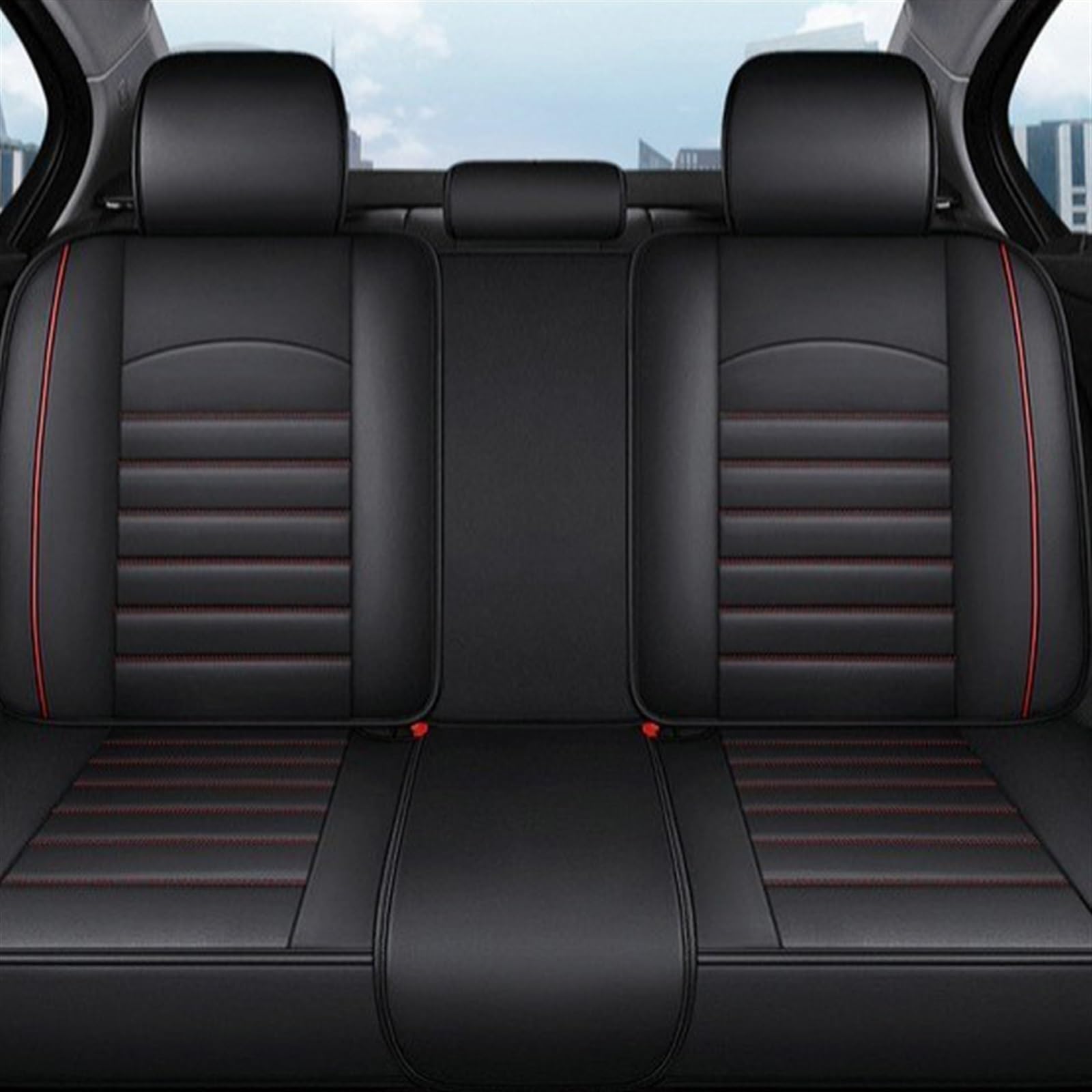 SZYNBQ Sitzschoner Kompatibel Mit Citroen C5 C2 C3-XR C3 C4 C6 C8 DS3 DS5 DS7 DS4 Auto Verschleißfester Sitzbezugschutz Four Seasons Sitzbezug(B,5) von SZYNBQ