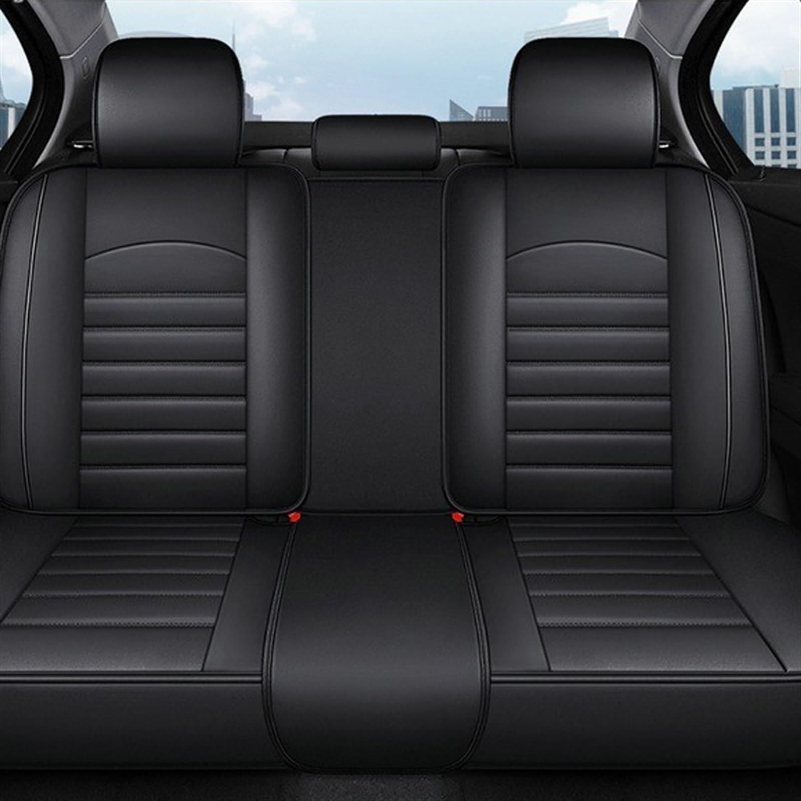SZYNBQ Sitzschoner Kompatibel Mit Citroen C5 C2 C3-XR C3 C4 C6 C8 DS3 DS5 DS7 DS4 Auto Verschleißfester Sitzbezugschutz Four Seasons Sitzbezug(B,color1) von SZYNBQ