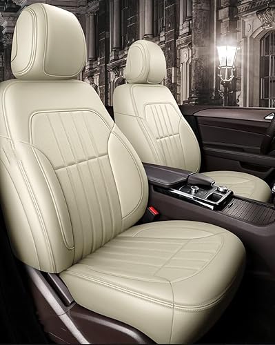 SZYNBQ Sitzschoner Kompatibel Mit Mercedes Für Benz W204 W205 W211 W203 W246 Autozubehör Sitzbezugschutz 5 Sitze Four Seasons Sitzbezug(2) von SZYNBQ