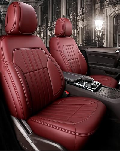 SZYNBQ Sitzschoner Kompatibel Mit Mercedes Für Benz W204 W205 W211 W203 W246 Autozubehör Sitzbezugschutz 5 Sitze Four Seasons Sitzbezug(3) von SZYNBQ